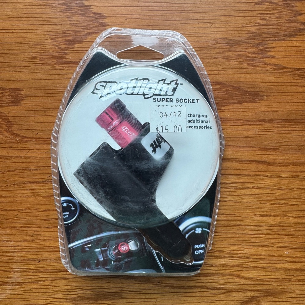 Spotlight Super Socket 12V Power Outlet Extender for Cars Boats Vehicles